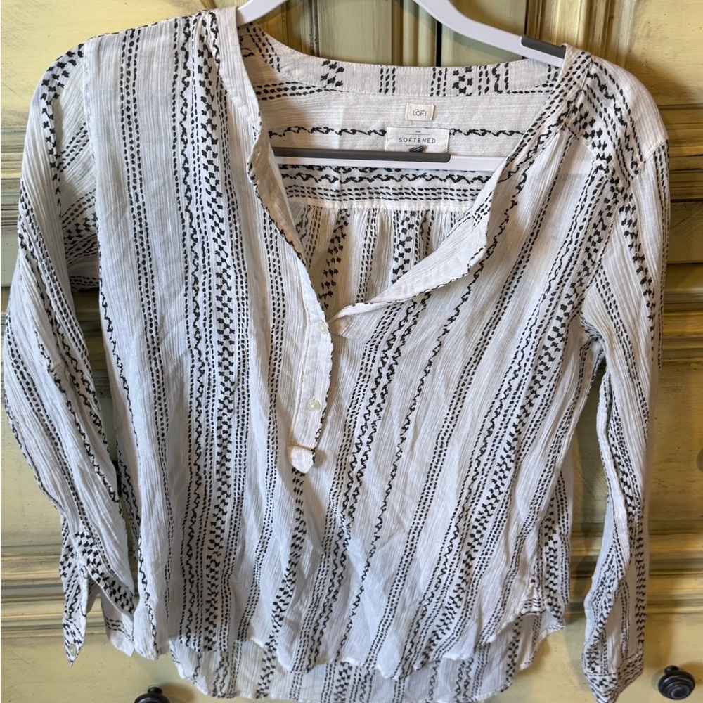 Black and White Women's Top